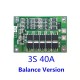 BMS 3S 40A Контроллер заряда разряда Li-ion батарей, балансировка BMS 3S 40A Контроллер заряда разряда Li-ion батарей, балансировка